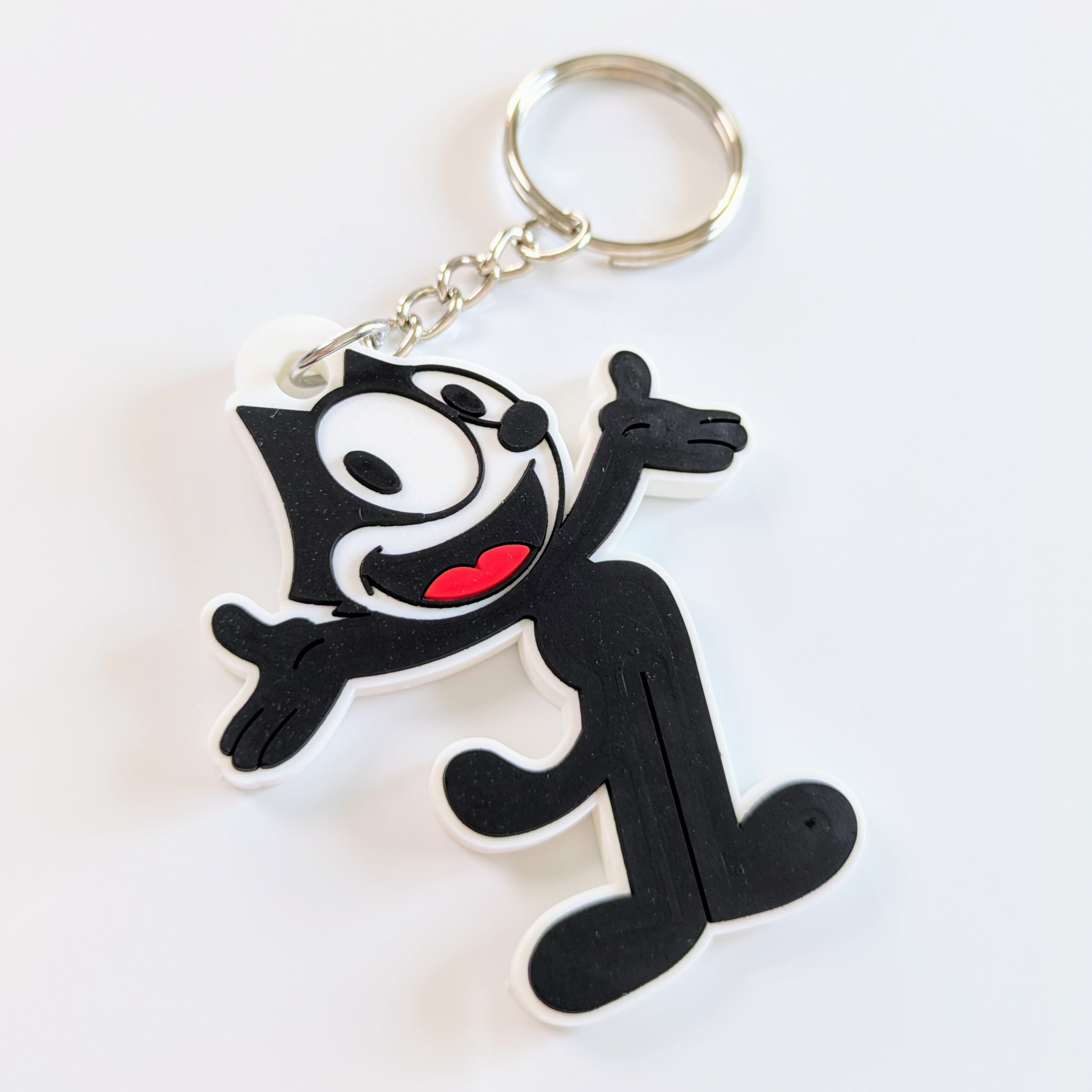 送料無料！ ★ラバーキーホルダー★ 【 Felix the Cat（ フィリックスザキャット ）】  〚アメリカン雑貨 アメトイ〛