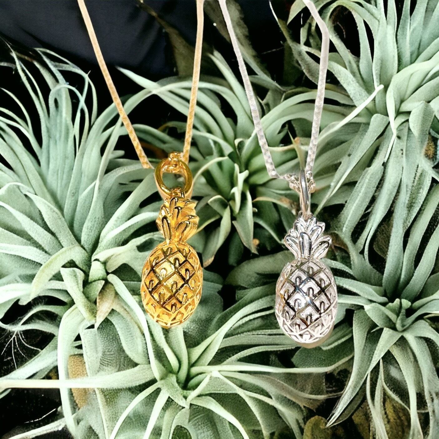 健康アクセサリー ALOHA N-TopハワイアンフェザーネックレスTop/SV/GLD | ALOHA LOVERS