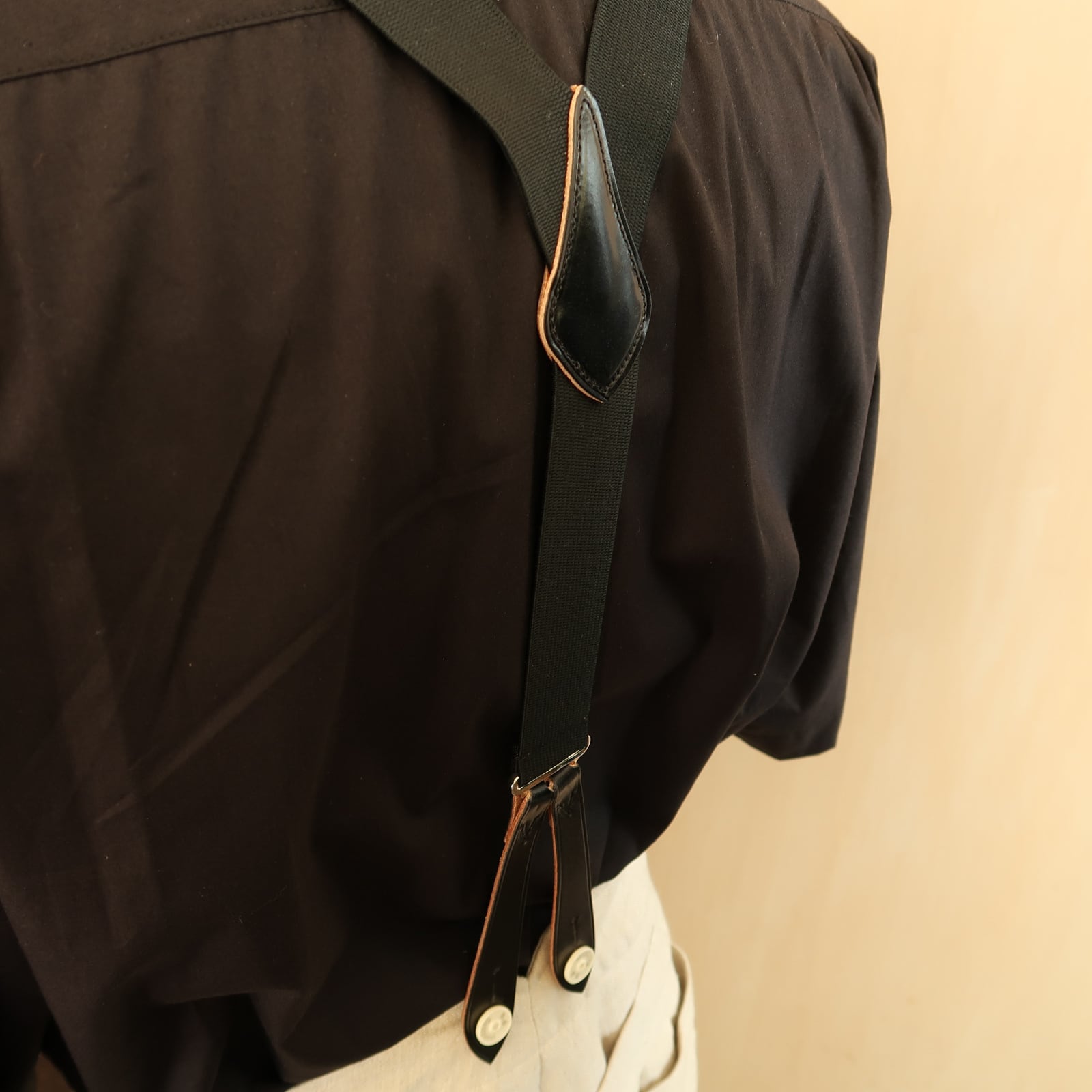 美品　LONESOME サスペンダー 革屋が作るサスペンダー | LONESOME．