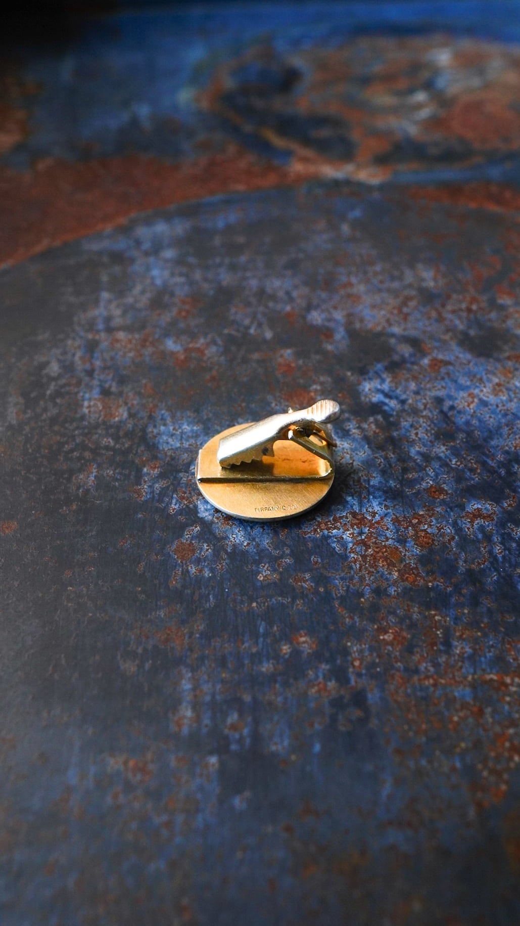 VINTAGE】TIFFANY&Co. ティファニー ラウンド型 ショート タイクリップ