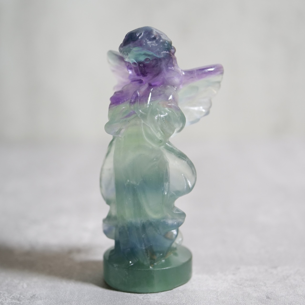 フローライト【エンジェル 天使】/ 彫刻