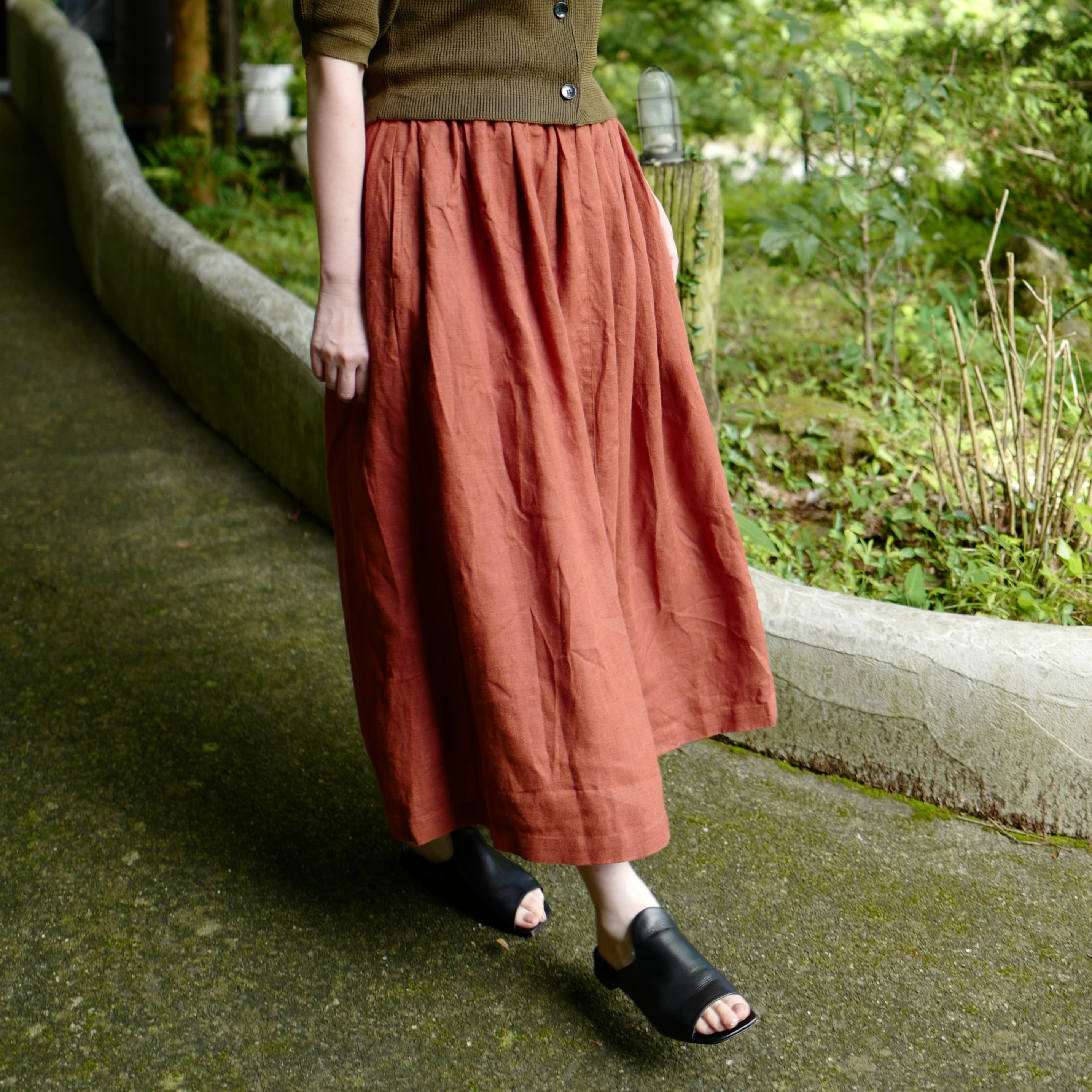 linen skirt