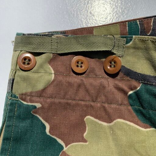 50's ベルギー軍 M58 ジグソーカモ オーバーパンツ 美品 ボタンフライ