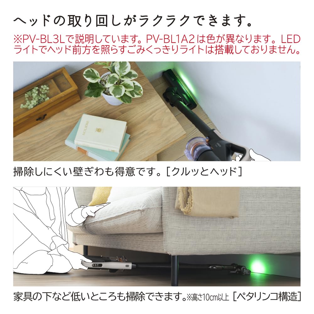 WEB限定】日立 掃除機 ラクかるスティック コードレス スティック