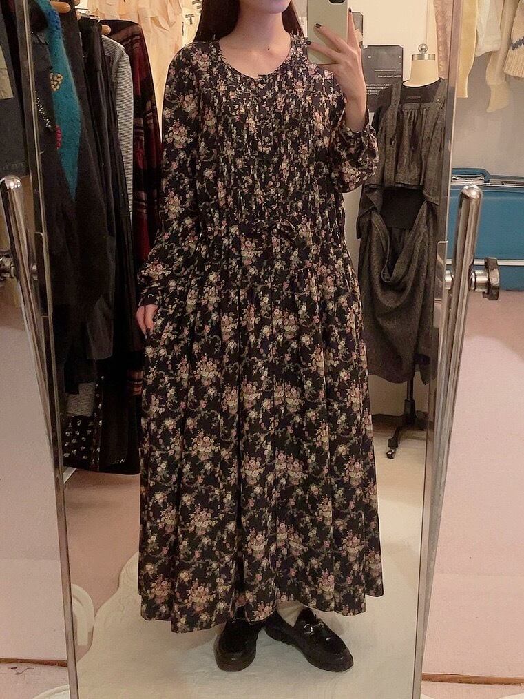 MAYSON GREY / mini flower waist ribbon one-piece