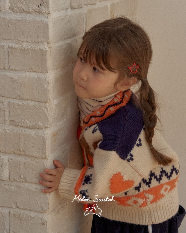 〚予約〛vintage A squirrel cardigan <kids>