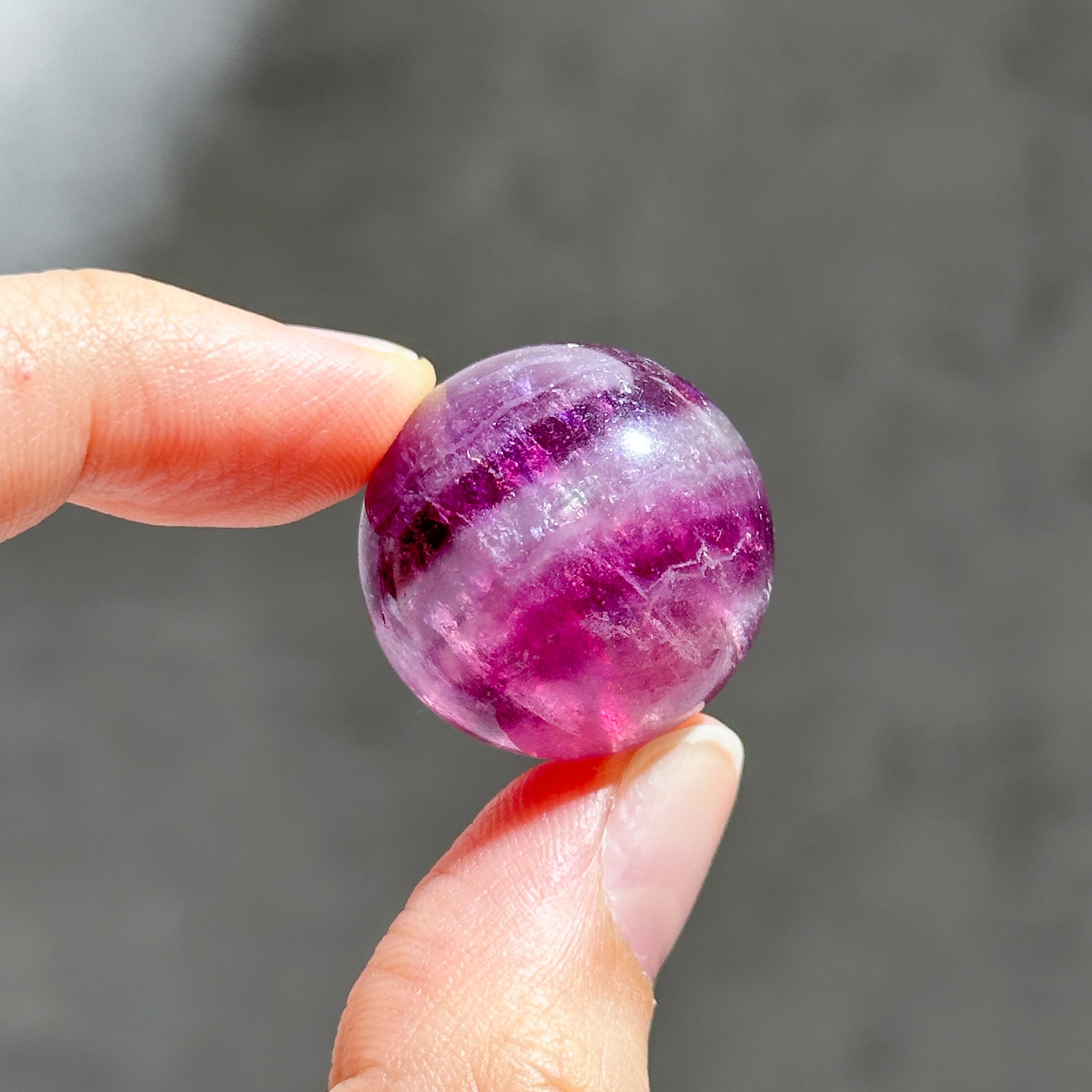 レインボーフローライト スフィア（丸玉）73◇ Rainbow Fluorite