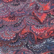 リバーシブル半幅帯 ［gift Flower］花火柄×花火崩し柄