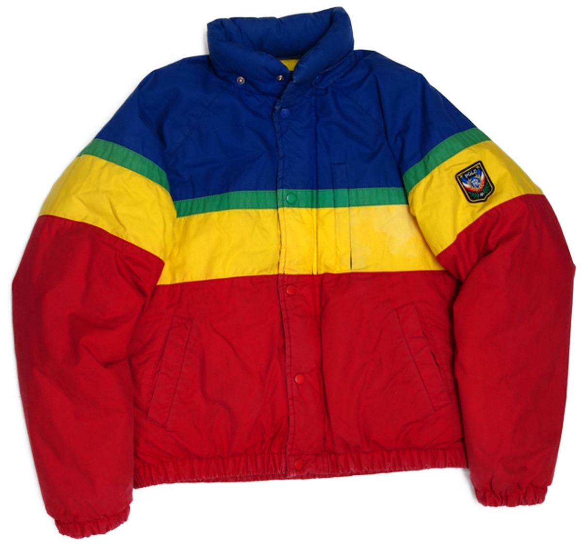 kids【M】 90s Polo by Ralph Lauren ダウンJACKET ″UNI BADGE″ | 古着 