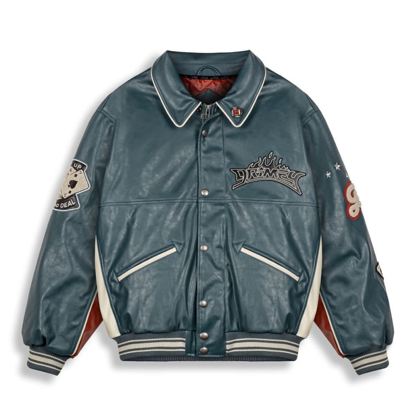 GRIMEY” DEEPER PU LEATHER JACKET | BRILLIANT STORE
