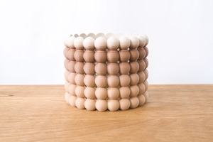 もこもこ鉢(3号サイズ)｜グラデーション