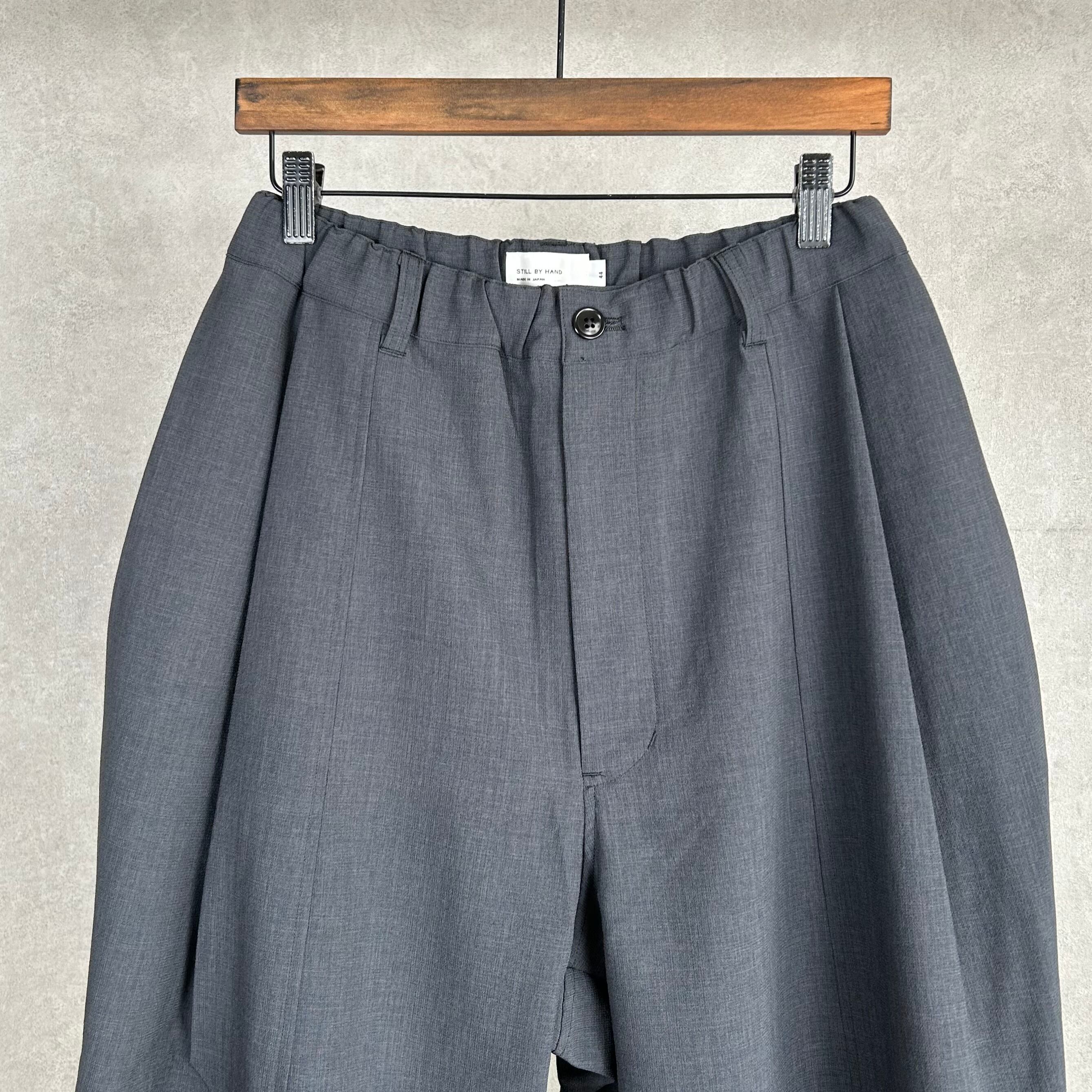 26SS》【STILL BY HAND】DRY WIDE TAPERED PANTS スティルバイハンド