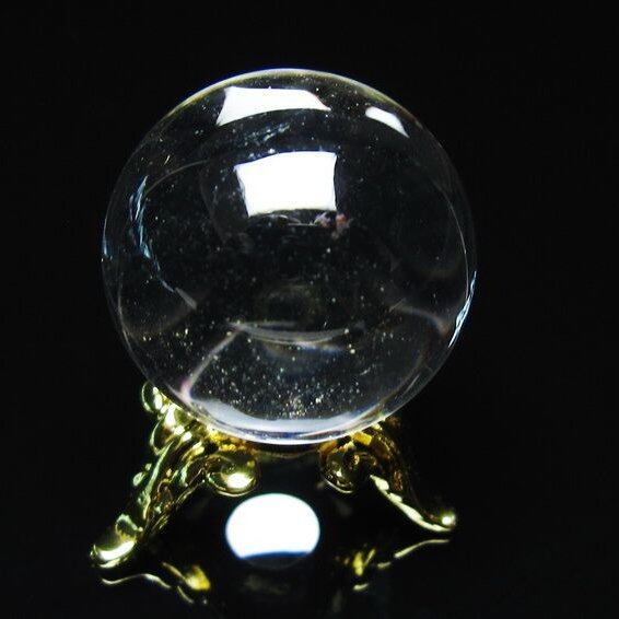 水晶 丸玉 23mm 一点物 おまかせ便 141-7662