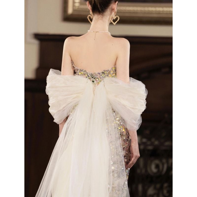 輝くスタンダードドレス✨スパンコールでキラキラ華やか！競技会や発表会、デモに ピアノ発表会 結婚式用 子どもドレス スパンコールドレス ピアノ発表会