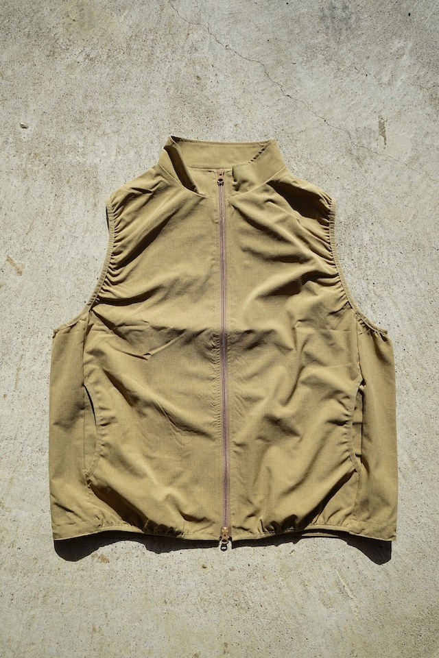 ［SEABEES］Micro Dot Zip-Up Utility Vest