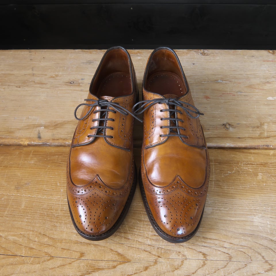 希少80s✨ アレンエドモンズ Boulevard ウィングチップ 7アイレット Allen Edmonds ウイングチップ☆ | 古着 通販 relddot | レルドット