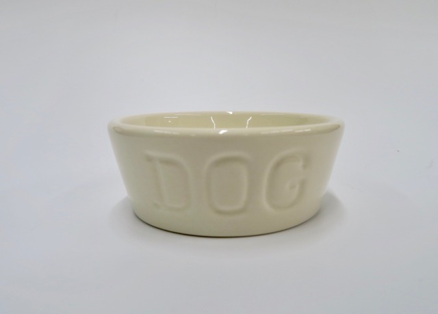 BAUER POTTERY  BAUER DOG BOWL バウアードッグボウル　グレー　Sサイズ　【犬用フードボウル】バウアーポッタリー