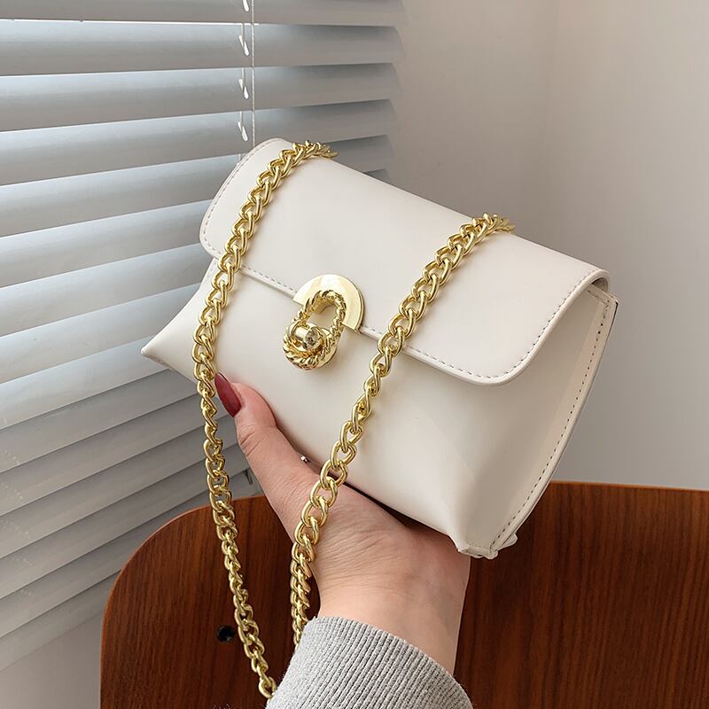 サマーチェーン 夏物 スクウェア メッセンジャーバッグ 手作りハンドバック26460768235