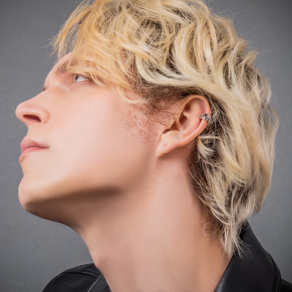 スパイダーウェブイヤカフ 片耳用 ACE0119 Spider wave ear cuff