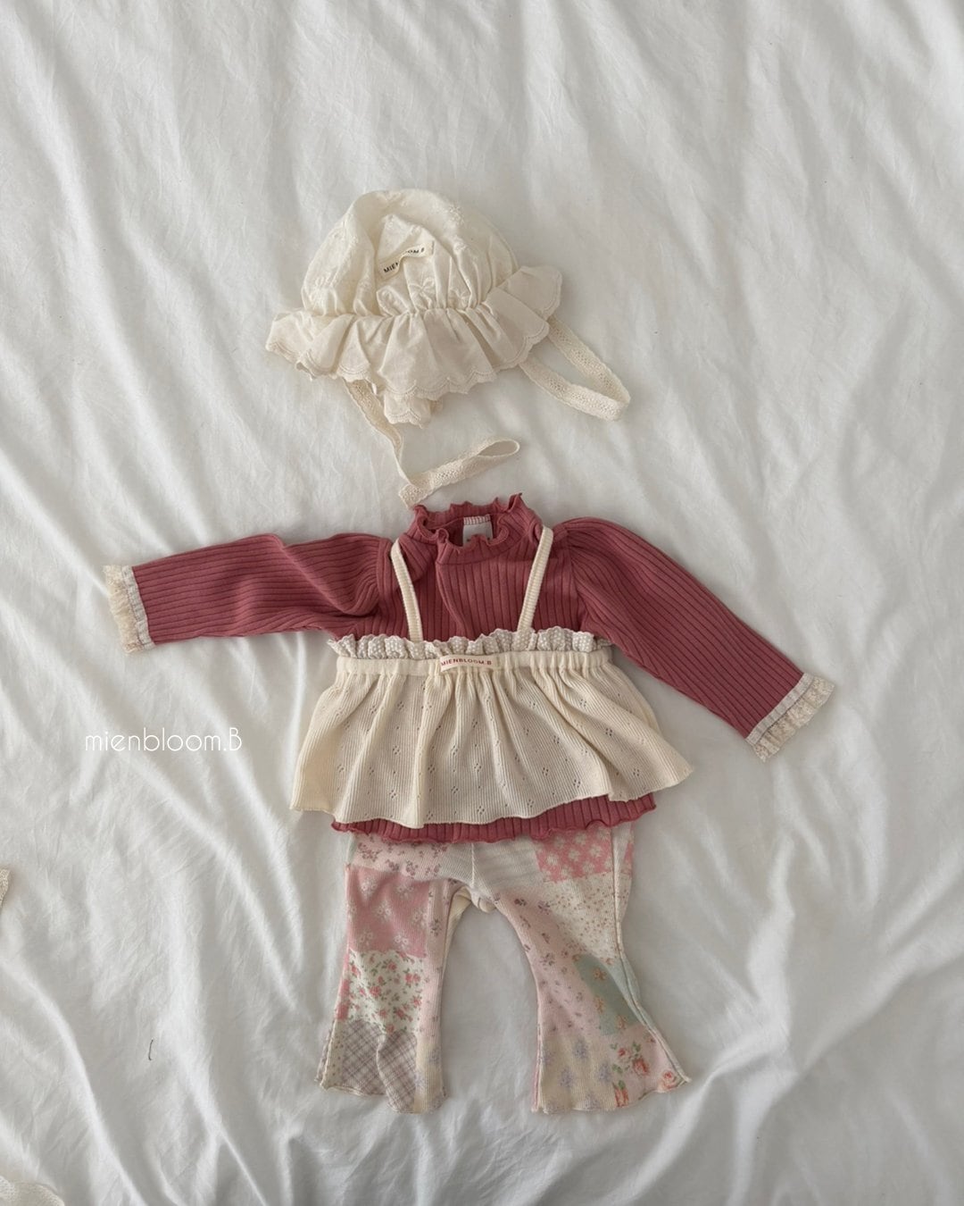 送料無料【予約】/ kids パッチブーツカットレギンス / mienbloom