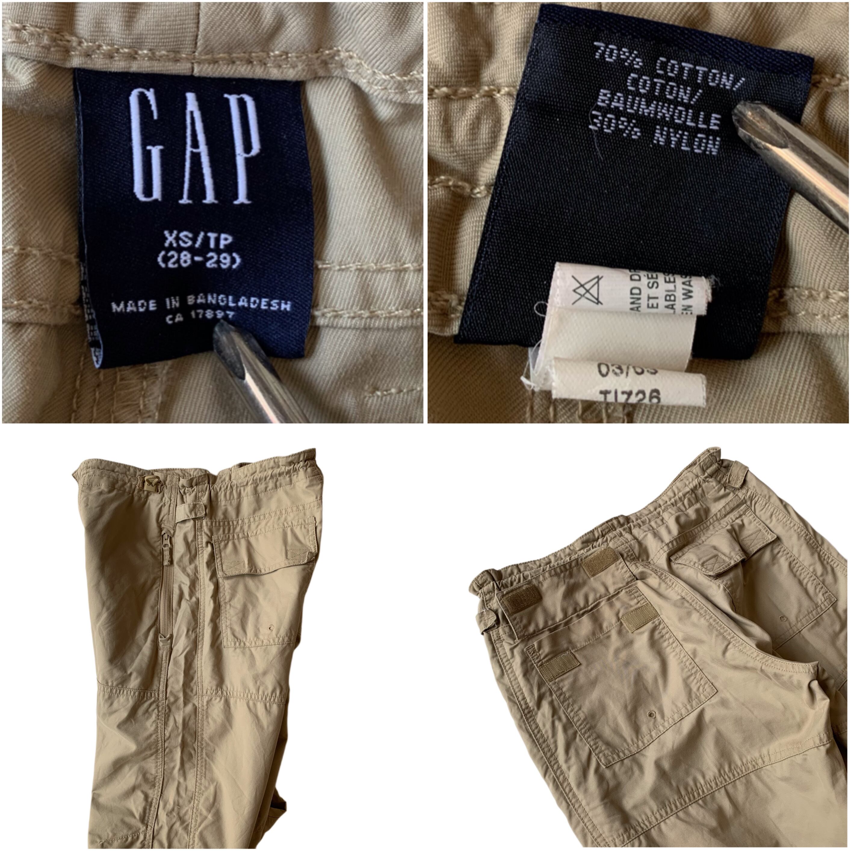 Old GAP NYLON cargo pants
