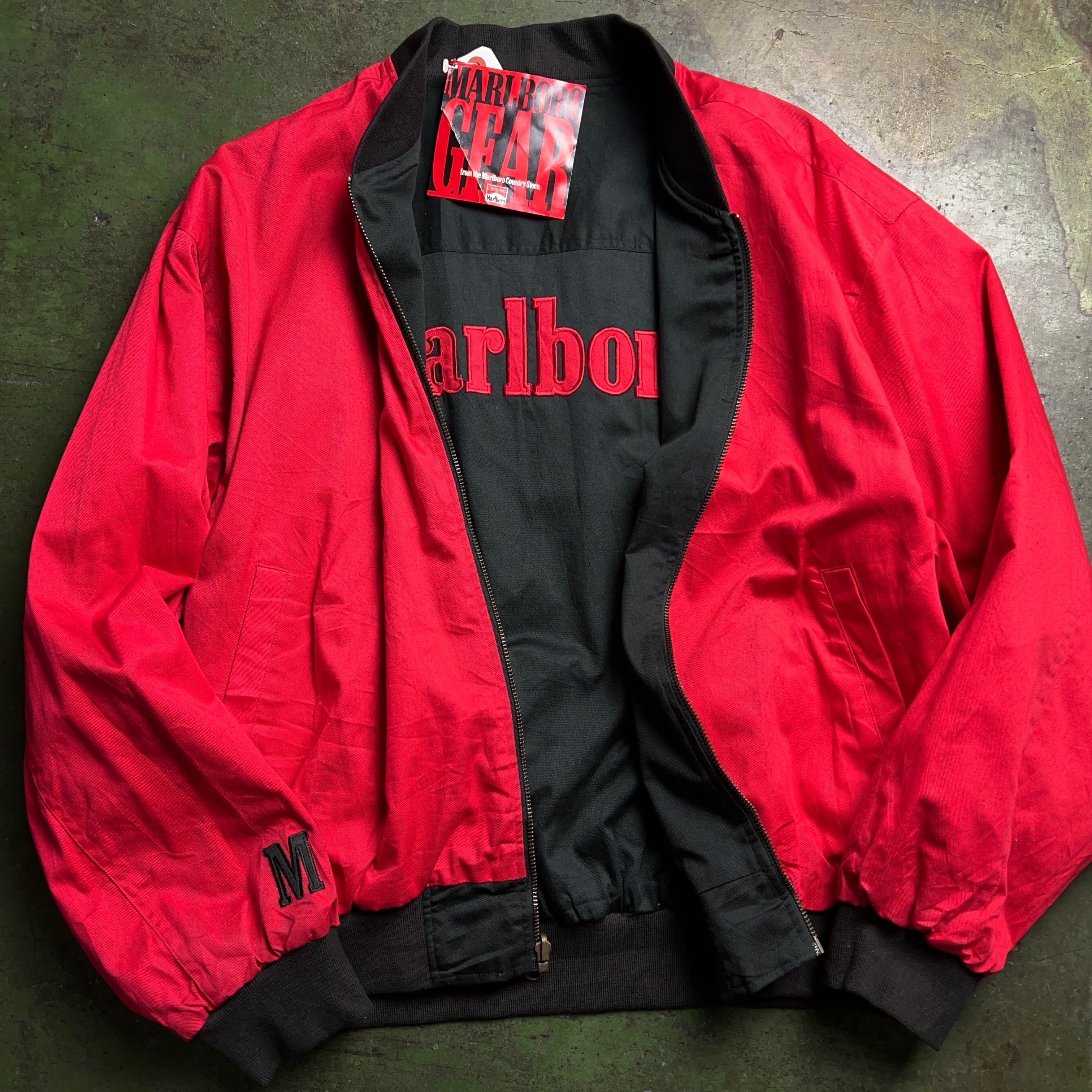 90's Marlboro Reversible Blouson DEAD STOCK SIZE L 90年代 マルボロ