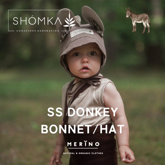 ロバ【12月下旬お届け】SHÓMKA / DONKEY BONNET or HAT