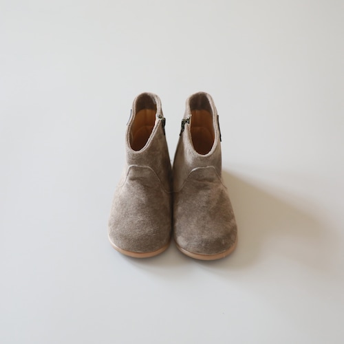 PEEP ZOOM / Short Boots / GRAY / 13-15cm