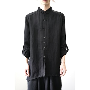 [kujaku] (クジャク) 2023SS anzu shirt (black)