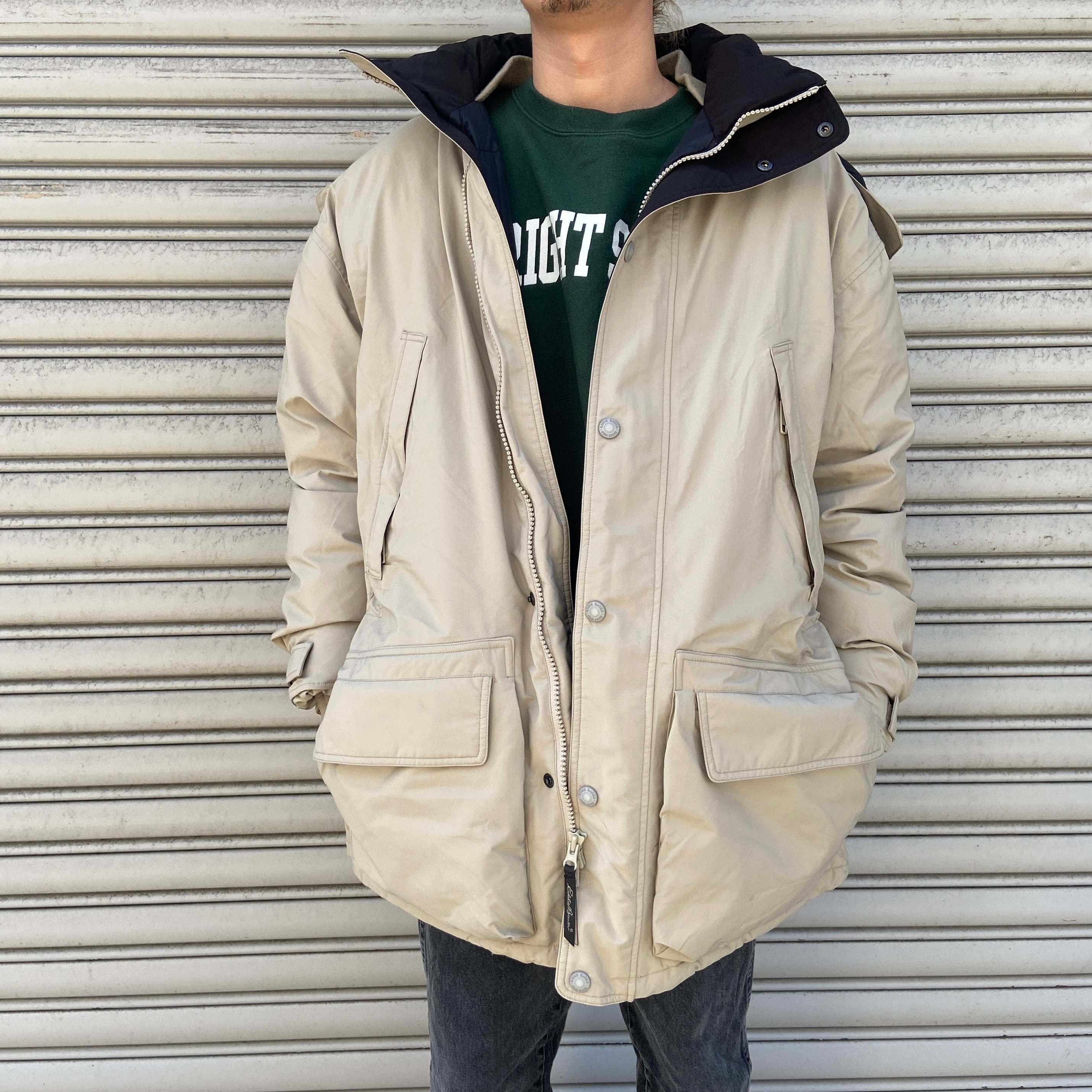 Eddie Bauer ゴアテックスグースダウンジャケット ベージュ M Eddie Bauer ゴアテックスグースダウンジャケット ベージュ M