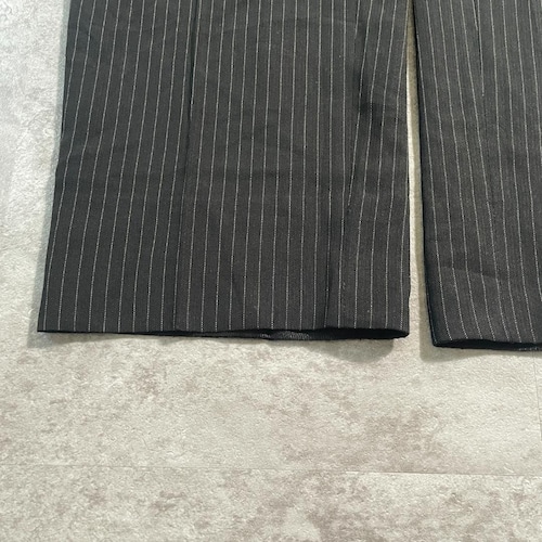 90s Armani COLLEZIONI black pants 詳細写真9