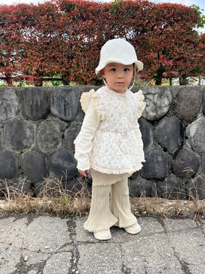 即納:Soft Lace Bootcut Pants〔aiai〕