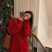 ✞クリスマスレッドケーブルニットざっくりセーター トップス ウィンター大人女子☆ レトロ 秋冬✞ゴスロリ SM ミリ 甘ロリ クラロリ 和ロリ エレガント 黒ロリ 姫ロリ 華ロリ BB-BB79480682295