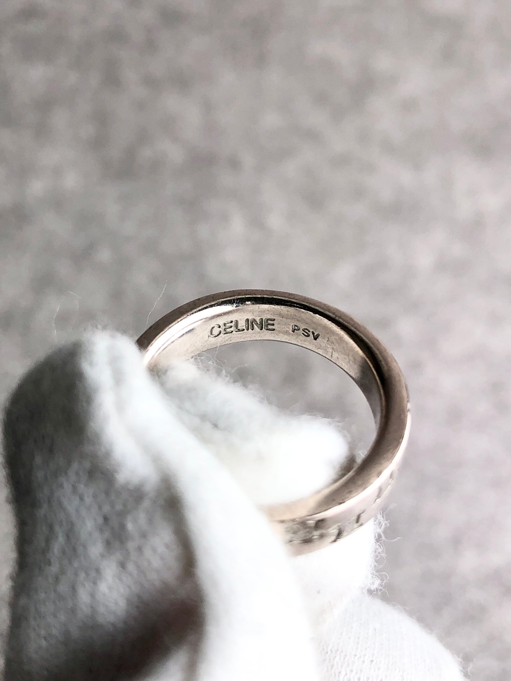 CELINE セリーヌ 指輪 シルバー トリオンフ vintage ヴィンテージ