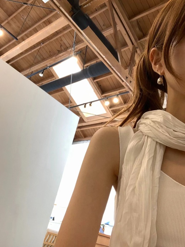 (予約) ounce / Pleats scarf 1color