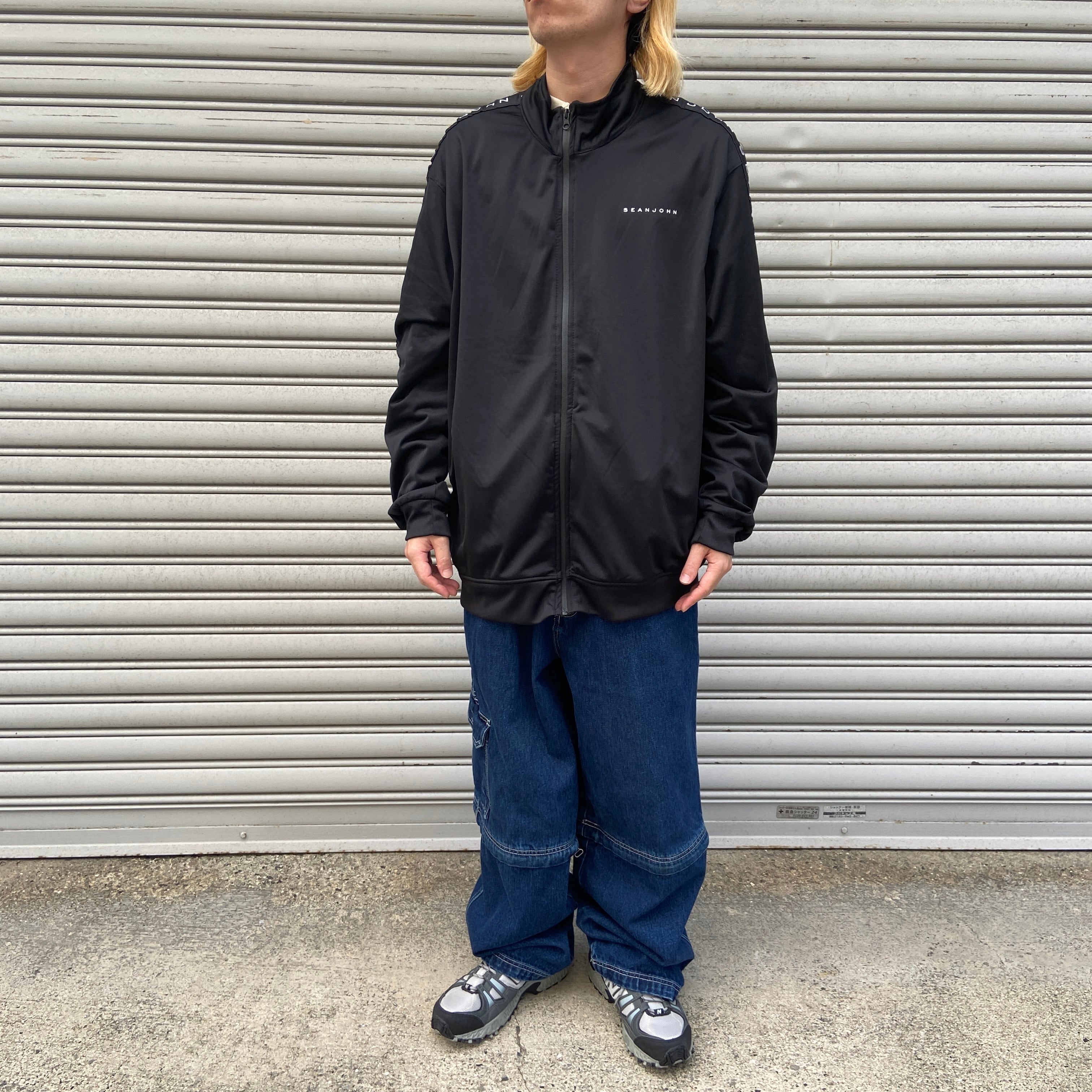 送料無料』SEANJOHN ショーンジョン トラックジャケット ブラック 3XL 