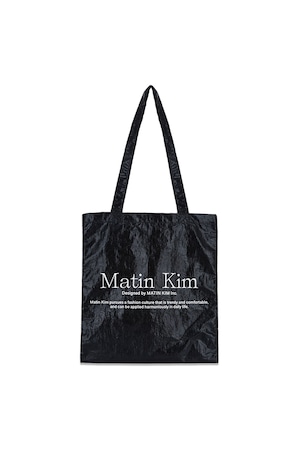 [Matin Kim] MATIN PALETTE ECOBAG IN STRONG BLACK 正規品 韓国ブランド 韓国通販 韓国代行 韓国ファッション マーティンキム matinkim 日本 店舗