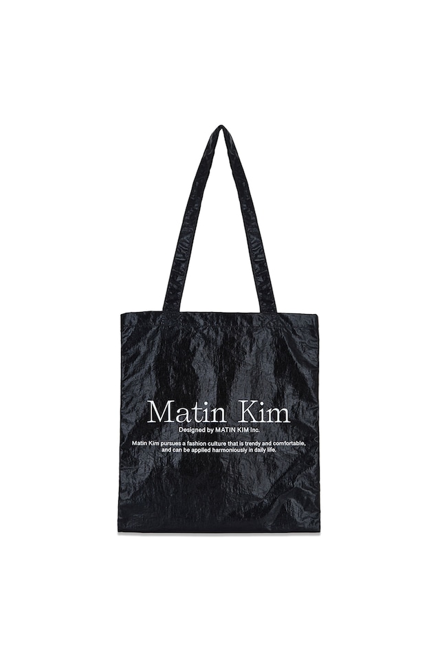 [Matin Kim] MATIN PALETTE ECOBAG IN STRONG BLACK 正規品 韓国ブランド 韓国通販 韓国代行 韓国ファッション マーティンキム matinkim 日本 店舗