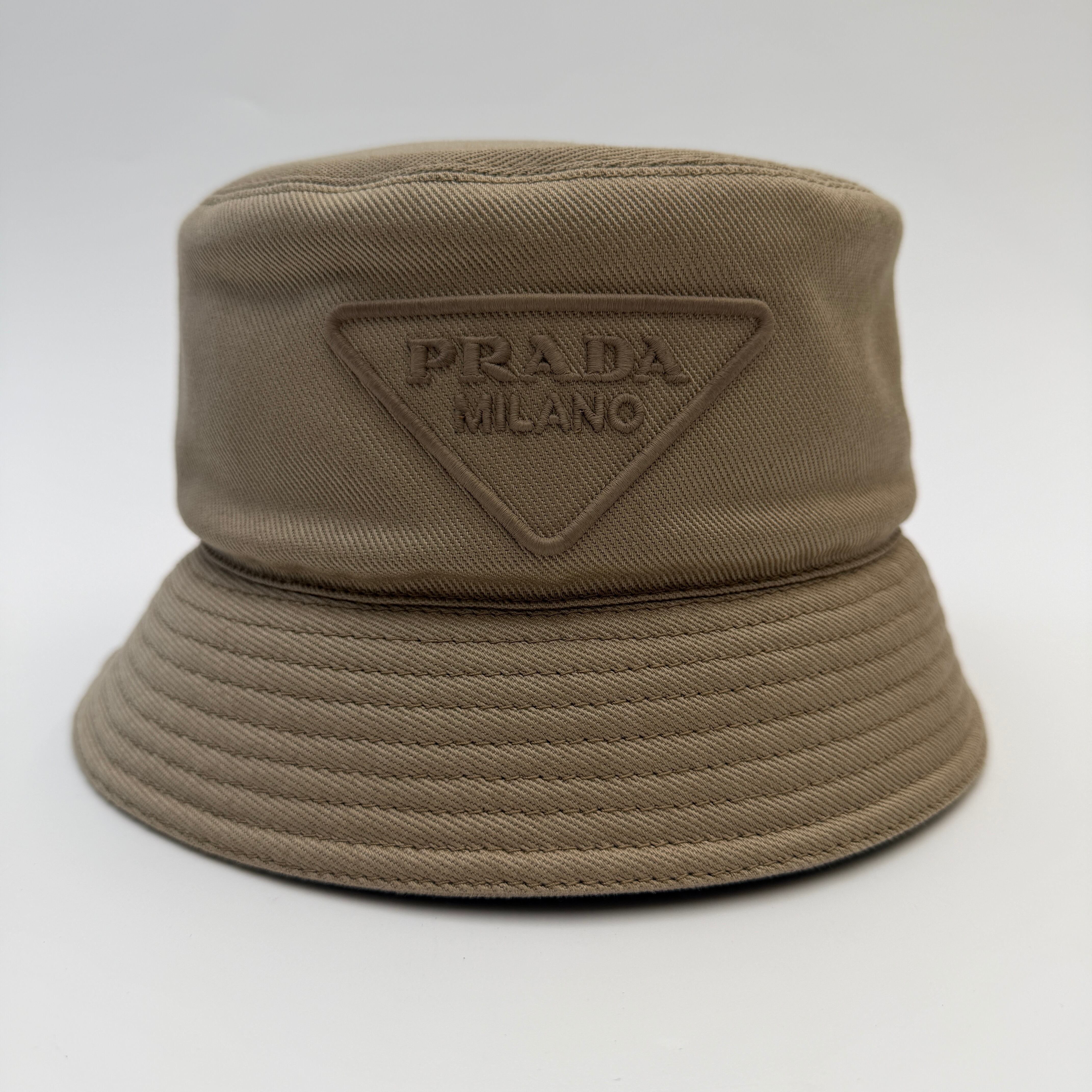 PRADA バケットハット M ベージュ PRADA Bucket Hat Cotton Beige M | ASSET VINTAGE アセットヴィンテージ