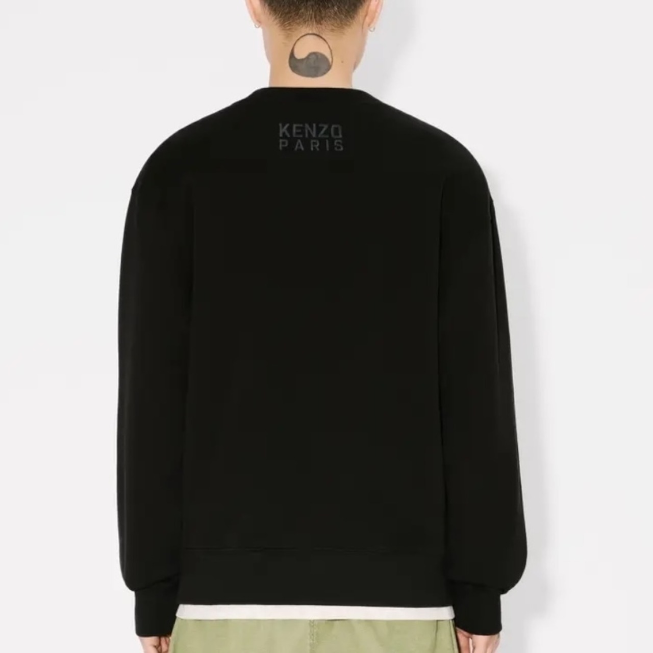 【KENZO】KENZO HAPPY TIGER EMBROIDERED CLASSIC SWEATSHIRT - 4
