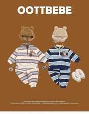 韓国子供服 / 26winter / oottbebe / くまのお友達上下セット / ベビー&キッズ / 冬服 *XS~XL*