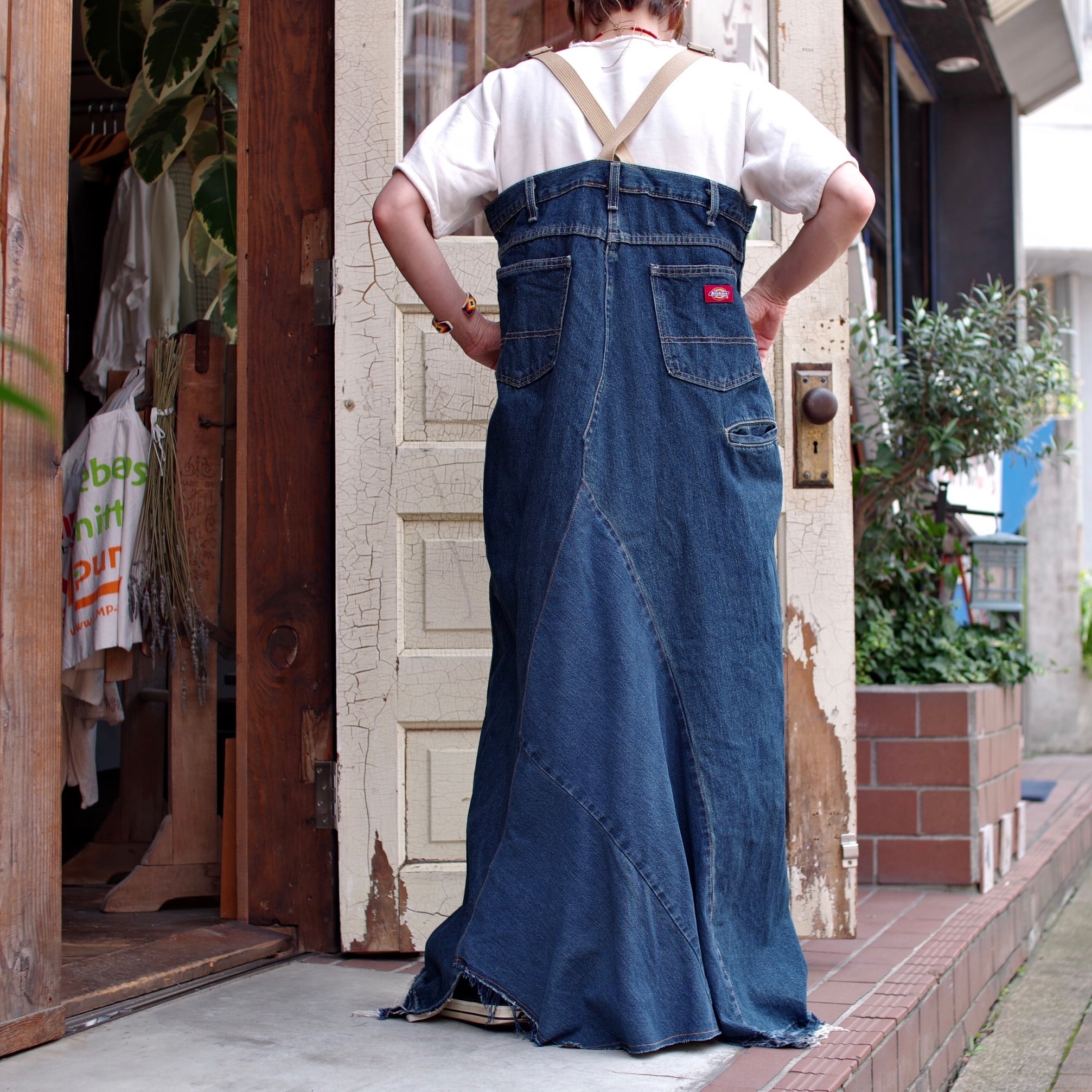 Re make Denim Long Skirt / リメイク デニム ロングスカート | 古着屋