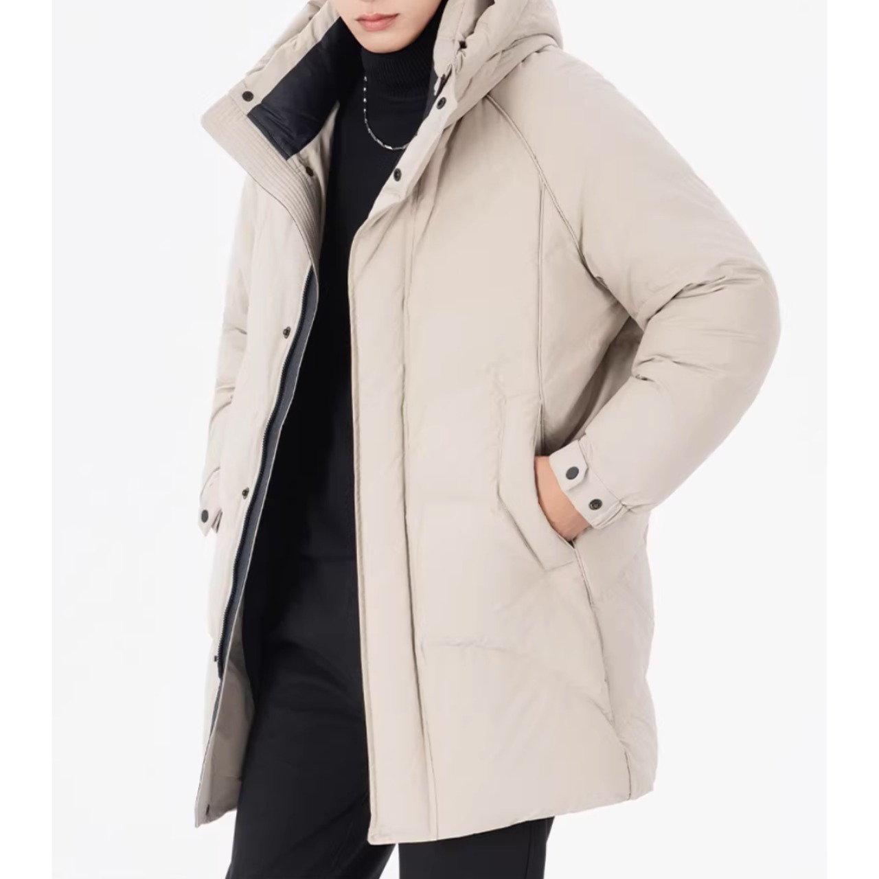 フード付き ロングダウンジャケット af0430