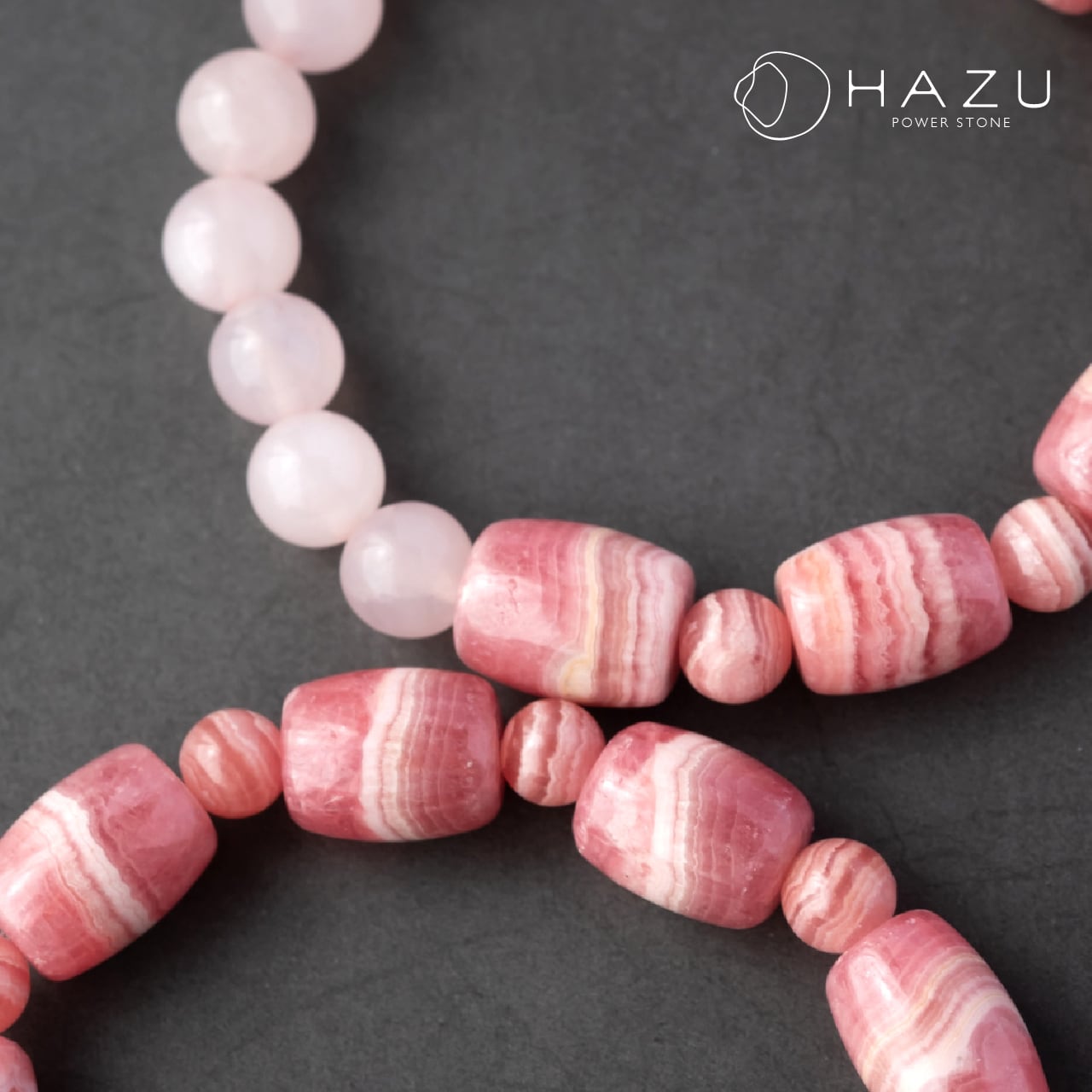 美しい大粒インカローズ［インカローズ／ローズクォーツ／水晶