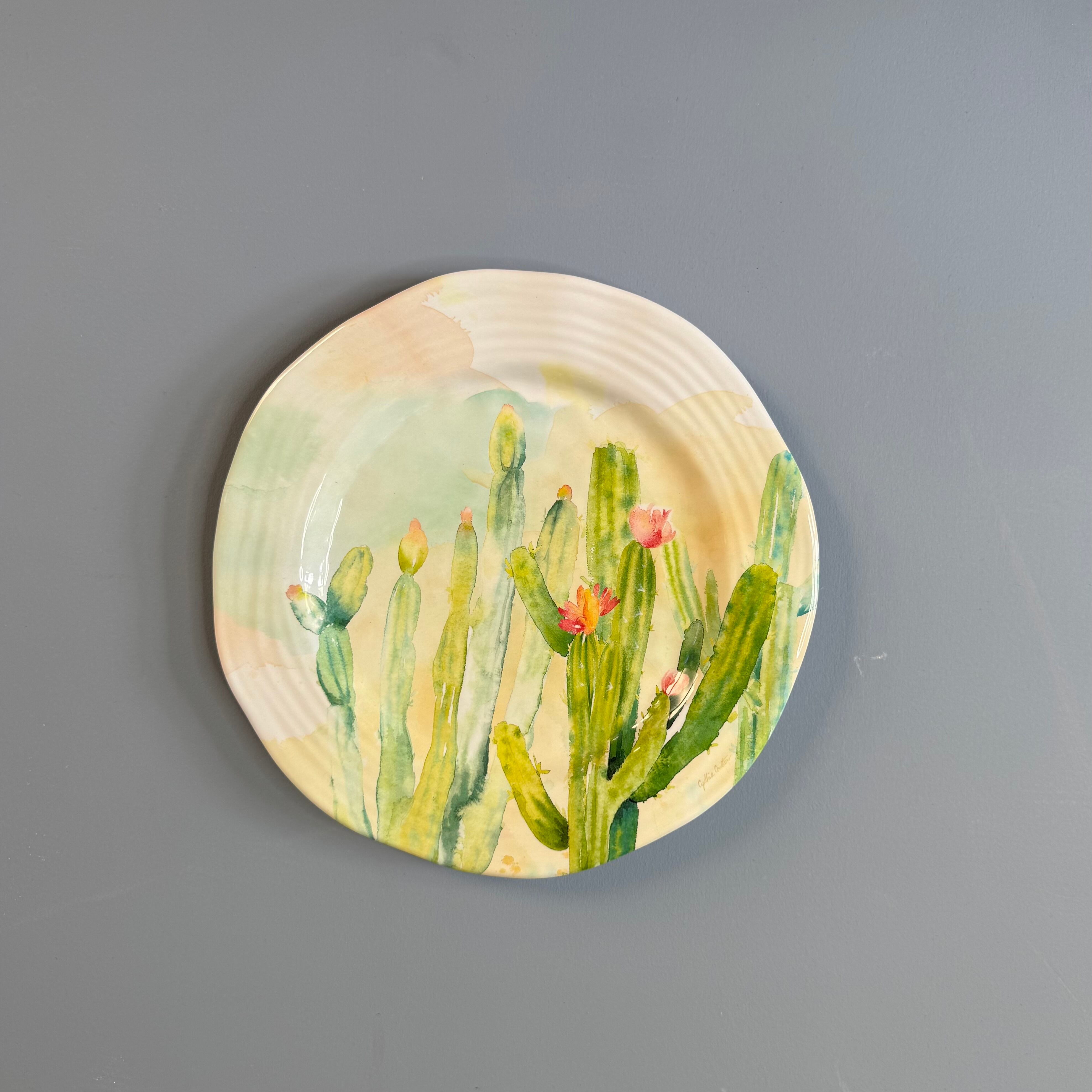 サボテン メラミン皿 Mサイズ 22cm