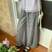 ラインフラワーレースワイドパンツ ・12005