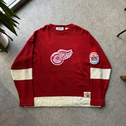 90s Detroit Red Wings "Detroit’s 250th Anniversary" Acryl knit【仙台店】