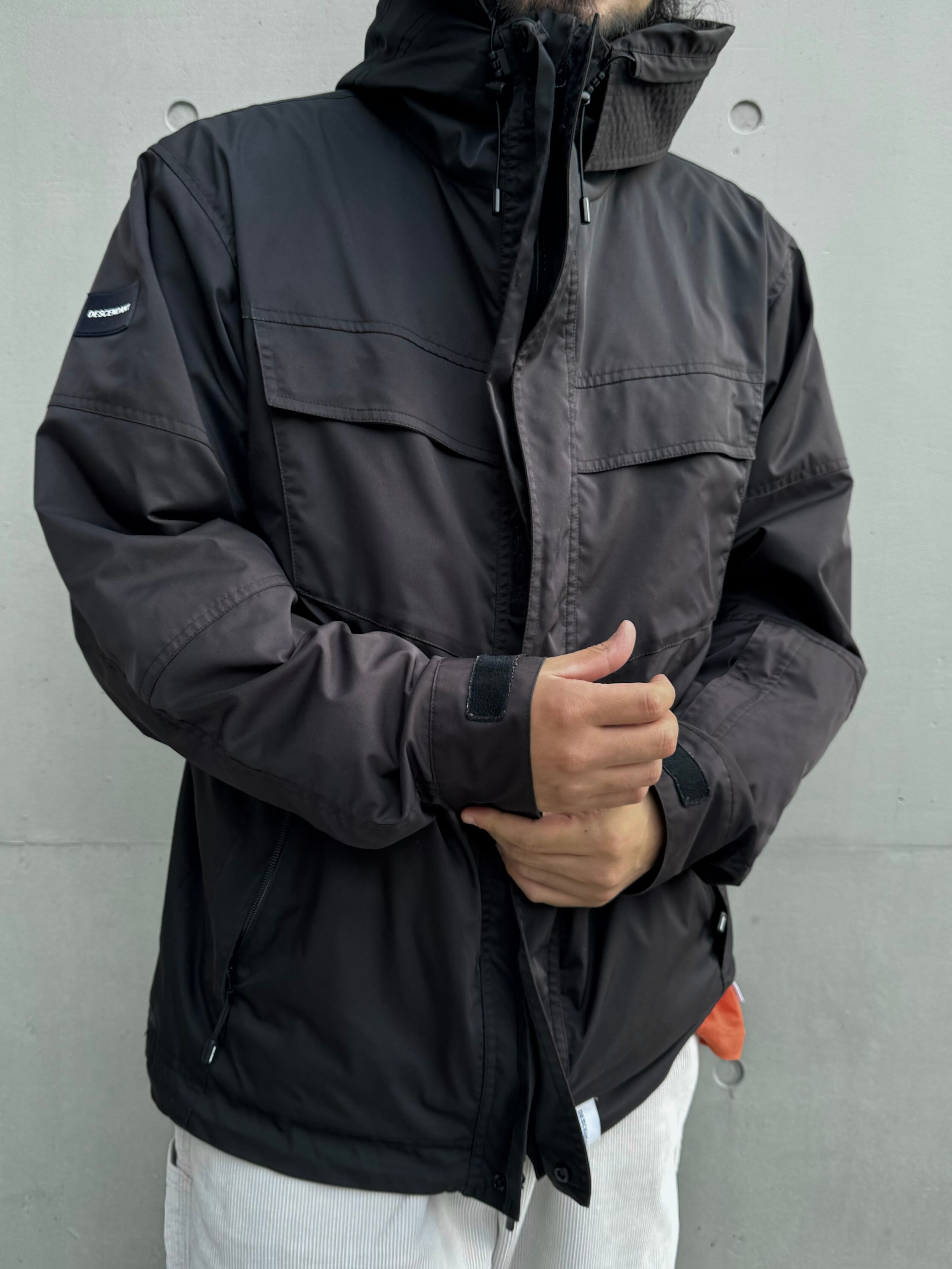 DESCENDANT/FIELDER TWILL JACKET (BLACK) 恐かっ 