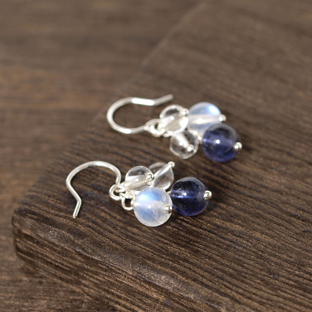 700 天然石　アイオライトシリカ　8㎜　ピアス　イヤリング 700 天然石 アイオライトシリカ 8㎜ ピアス イヤリング 700 天然石