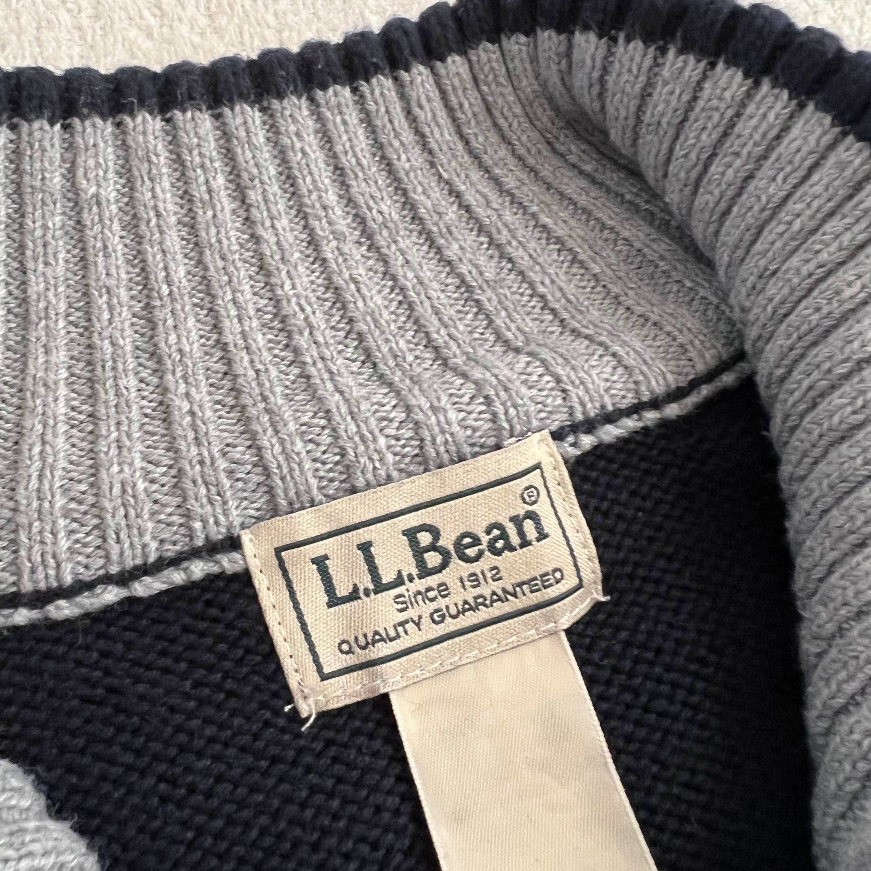 L.L.Bean エルエルビーン ハーフジップ セーター コットン ニット